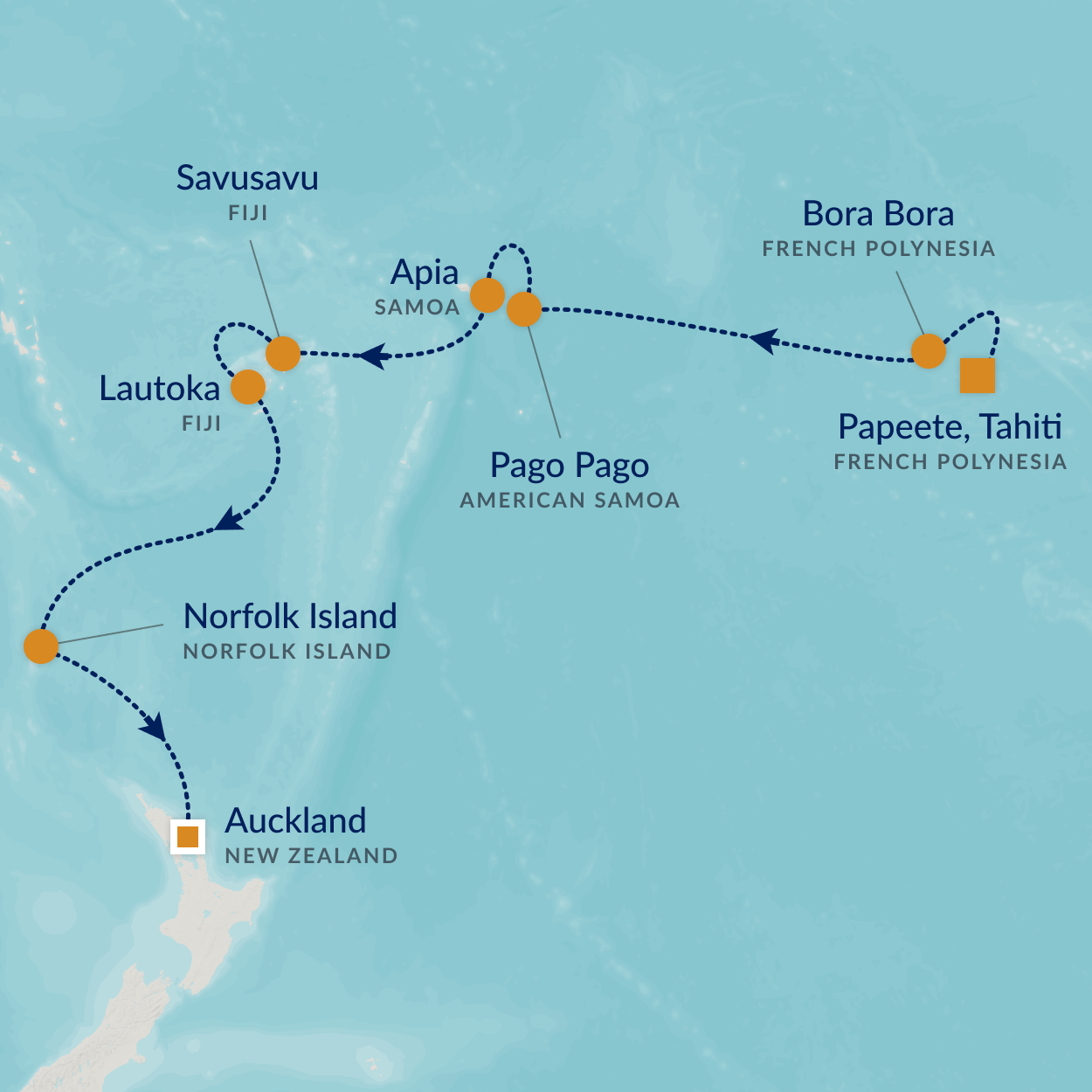 cruise map